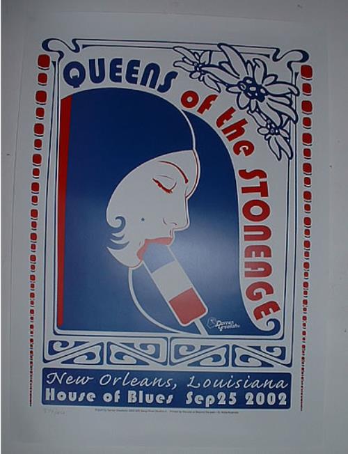 Queens Of The Stone Age Australian Tour Poster poster Australian QOSPOAU333848