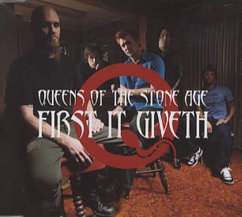 Queens Of The Stone Age First It Giveth CD single (CD5 / 5") Australian QOSC5FI323416