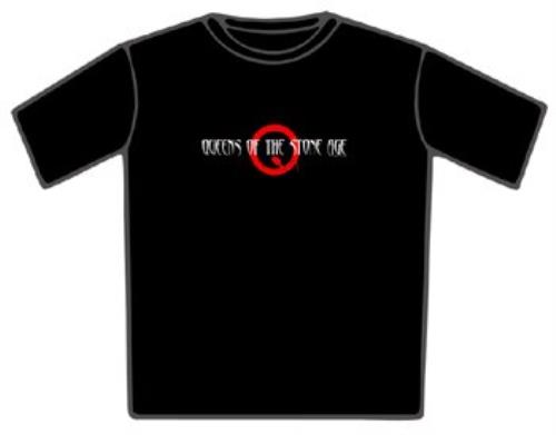 Queens Of The Stone Age Logo Q T-Shirt - Large t-shirt UK QOSTSLO353337