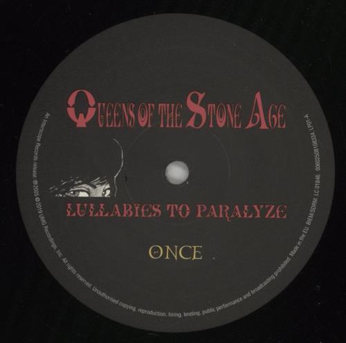 Queens Of The Stone Age Lullabies To Paralyze 2-LP vinyl record set (Double LP Album) UK QOS2LLU878014