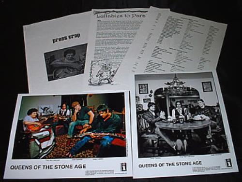 Queens Of The Stone Age Press Pack media press pack US QOSPPPR323419