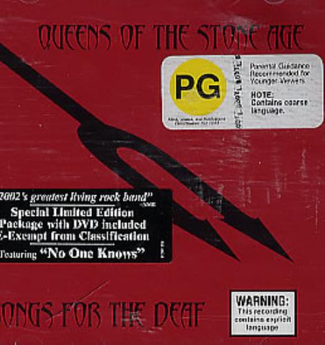 Queens Of The Stone Age Songs For The Deaf 2-disc CD/DVD set Australian QOS2DSO293020