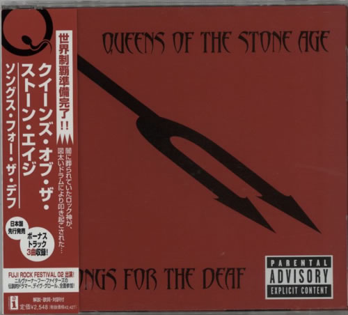 Queens Of The Stone Age Songs For The Deaf CD album (CDLP) Japanese QOSCDSO327306