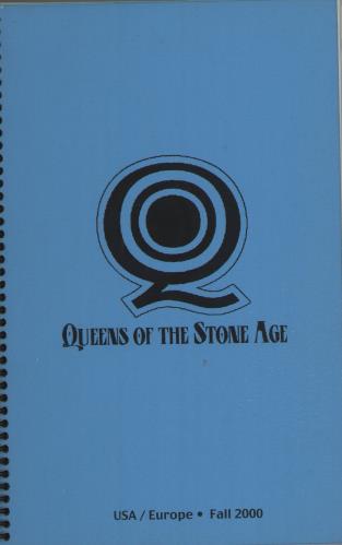 Queens Of The Stone Age USA / Europe - Fall 2000 Itinerary US QOSITUS660116