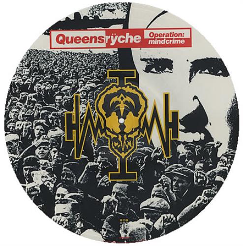 Queensryche Operation: Mindcrime picture disc LP (vinyl picture disc album) US QRYPDOP83875