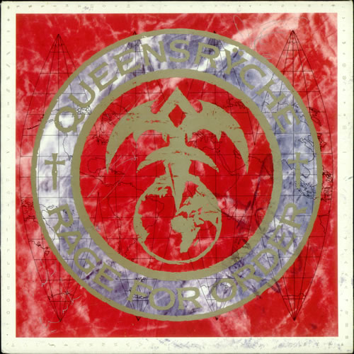 Queensryche Rage For Order - Autographed vinyl LP album (LP record) UK QRYLPRA536588
