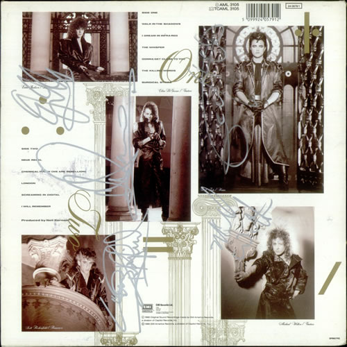 Queensryche Rage For Order - Autographed vinyl LP album (LP record) UK QRYLPRA536588