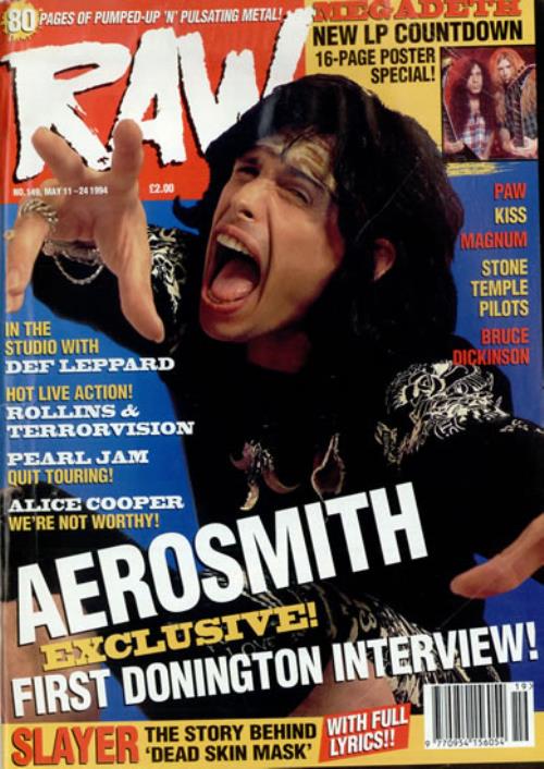 Queensryche Raw No.58 magazine UK QRYMARA483545