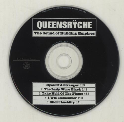 Queensryche The Sound Of Burning Empires CD album (CDLP) US QRYCDTH12536