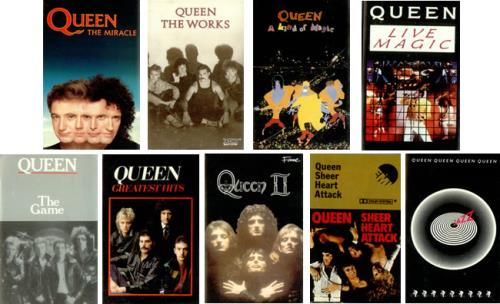 Queen 1973-1999 Cassette Albums cassette album UK QUECLCA425233