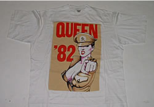 Queen 1982 Tour T-Shirt t-shirt UK QUETSTO250096