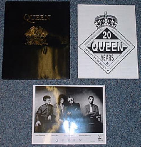 Queen 20 Years media press pack US QUEPPYE46893
