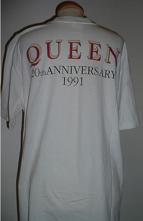 Queen 20th Anniversary 1991 t-shirt UK QUETSTH330977
