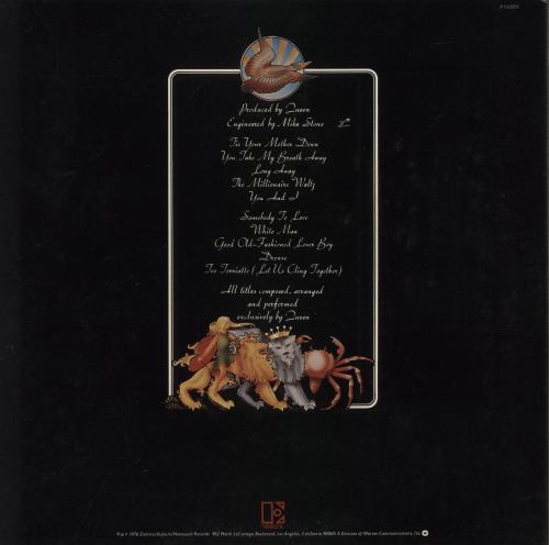 Queen A Day At The Races - 'New Album' Obi vinyl LP album (LP record) Japanese QUELPAD39919