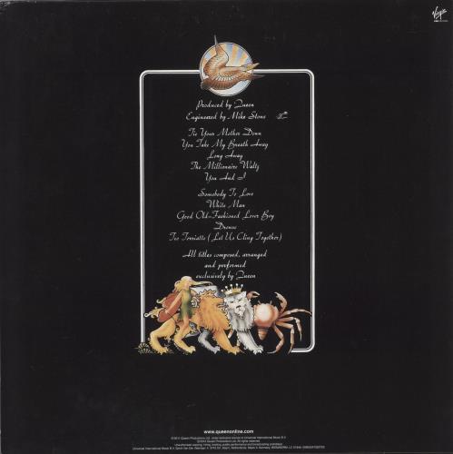 Queen A Day At The Races: Half-Speed Mastered - 180gm Vinyl vinyl LP album (LP record) UK QUELPAD686960