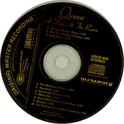 Queen A Day At The Races CD album (CDLP) US QUECDAD424775