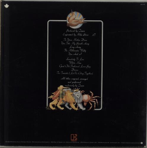 Queen A Day At The Races vinyl LP album (LP record) US QUELPAD687031