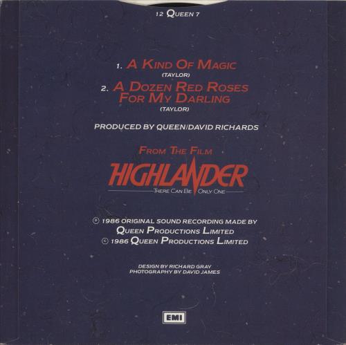 Queen A Kind Of Magic + p/s 12" vinyl single (12 inch record / Maxi-single) UK QUE12AK51097