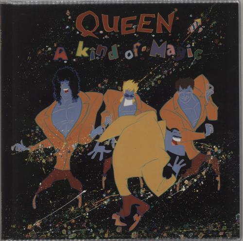 Queen A Kind Of Magic - Promo stickered outer vinyl LP album (LP record) UK QUELPAK688759