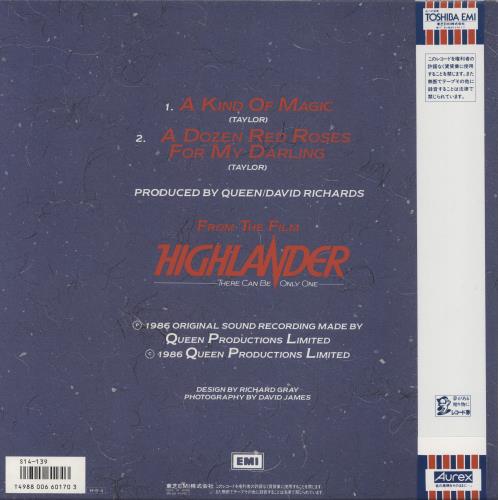 Queen A kind Of Magic 12" vinyl single (12 inch record / Maxi-single) Japanese QUE12AK227510