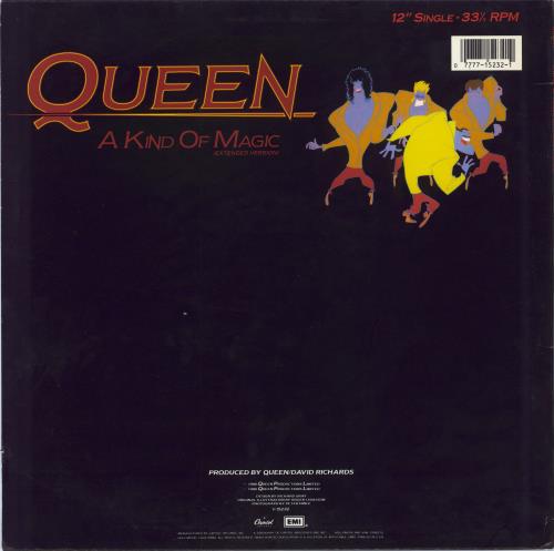 Queen A Kind Of Magic 12" vinyl single (12 inch record / Maxi-single) US QUE12AK784023