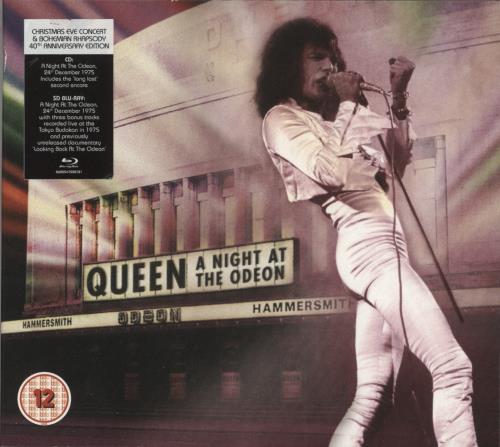 Queen A Night At The Odeon + Blu-ray 2-disc CD/DVD set UK QUE2DAN868915