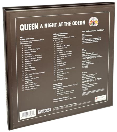 Queen A Night At The Odeon box set US QUEBXAN870115