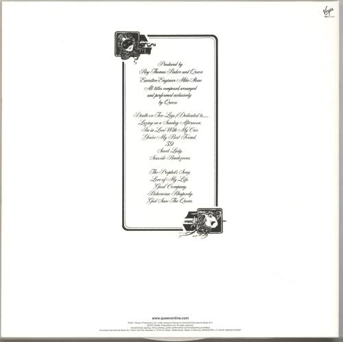 Queen A Night At The Opera - 180gram White Vinyl vinyl LP album (LP record) UK QUELPAN690155