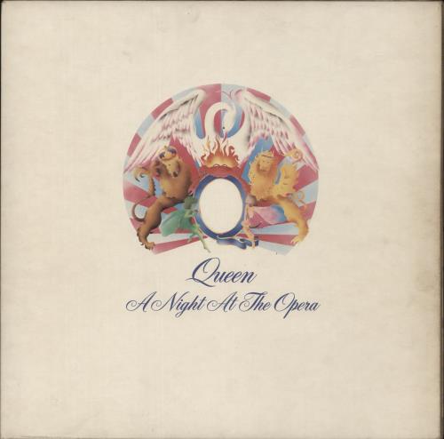 Queen A Night At The Opera - 1st - VG vinyl LP album (LP record) UK QUELPAN629225