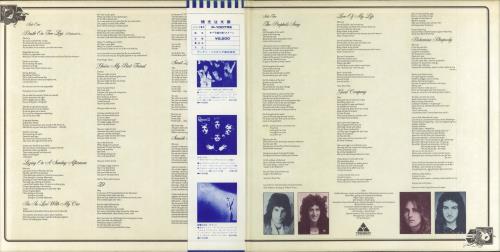 Queen A Night At The Opera vinyl LP album (LP record) Japanese QUELPAN161735