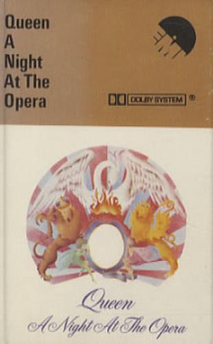 Queen A Night At The Opera cassette album UK QUECLAN329835