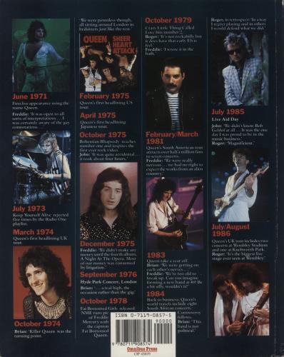 Queen A Visual Documentary book UK QUEBKAV214431