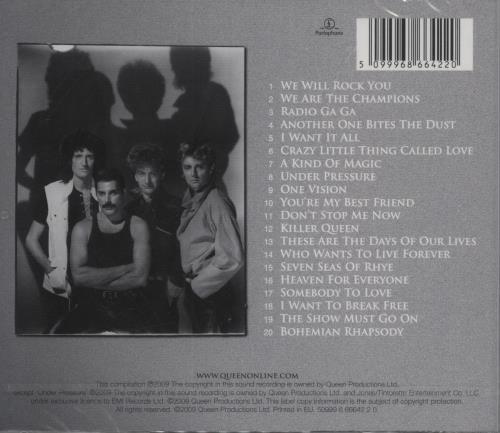 Queen Absolute Greatest - Sealed CD album (CDLP) UK QUECDAB485264