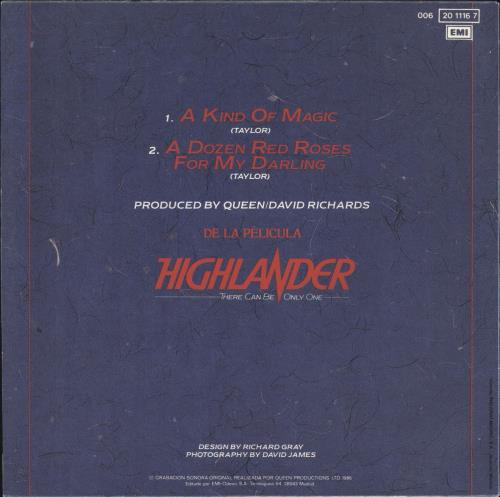 Queen Algo Magico 7" vinyl single (7 inch record / 45) Spanish QUE07AL727413