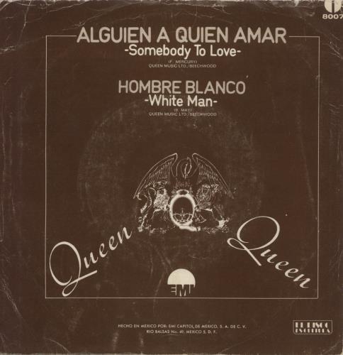 Queen Alguien A Quien Amar 7" vinyl single (7 inch record / 45) Mexican QUE07AL171091
