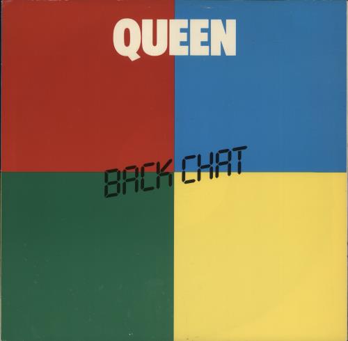 Queen Back Chat - EX 12" vinyl single (12 inch record / Maxi-single) UK QUE12BA515849