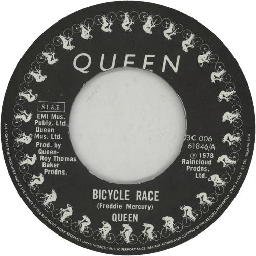 Queen Bicycle Race 7" vinyl single (7 inch record / 45) Italian QUE07BI436922