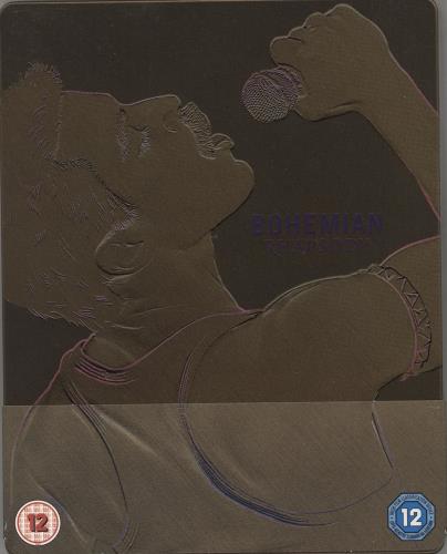 Queen Bohemian Rhapsody + Steelbook + Slipcase Blu Ray DVD UK QUEBRBO765750