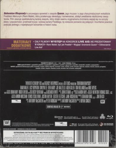 Queen Bohemian Rhapsody - Sealed Blu Ray Audio Polish QUEABBO873569