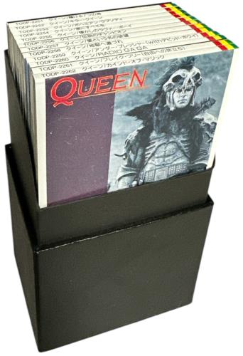 Queen CD Single Box - EX box set Japanese QUEBXCD50613