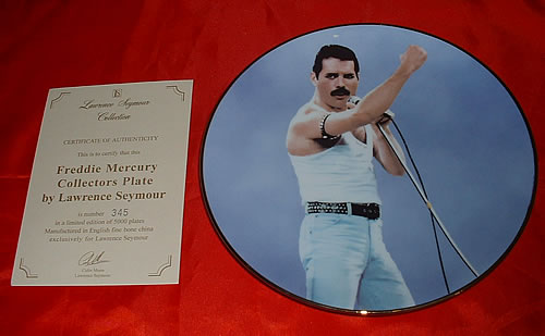 Queen Collectors Plate memorabilia UK QUEMMCO328093