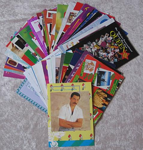 Queen Convention Flyers + Christmas Card handbill UK QUEHBCO325897