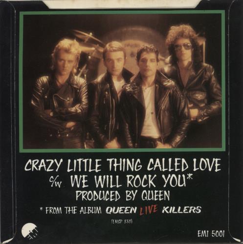 Queen Crazy Little Thing Called Love - P/S 7" vinyl single (7 inch record / 45) UK QUE07CR16223