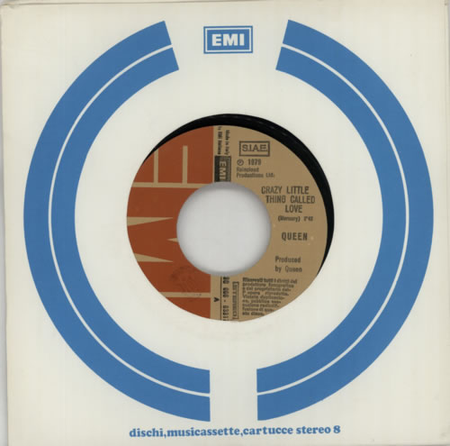 Queen Crazy Little Thing Called Love 7" vinyl single (7 inch record / 45) Italian QUE07CR215340