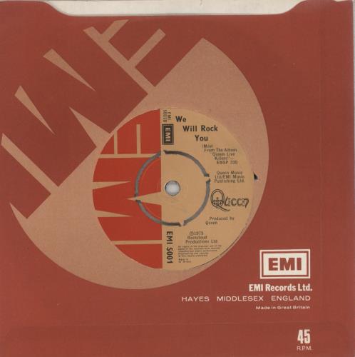 Queen Crazy Little Thing Called Love 7" vinyl single (7 inch record / 45) UK QUE07CR569361