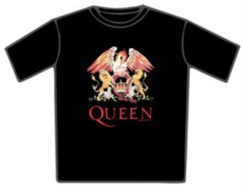Queen Crest Logo T-Shirt - Large t-shirt UK QUETSCR339433