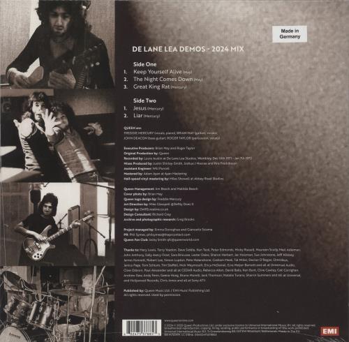 Queen De Lane Lea Demos - RSD 2025 - Sealed vinyl LP album (LP record) UK QUELPDE862413