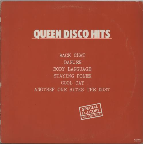 Queen Disco Hits - Special DJ Copy 12" vinyl single (12 inch record / Maxi-single) Japanese QUE12DI146192