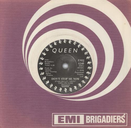 Queen Don't Stop Me Now 7" vinyl single (7 inch record / 45) South African QUE07DO793099