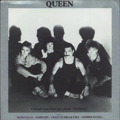 Queen Excerpts From The Works - Flexi 7" vinyl single (7 inch record) UK QUE07EX18348